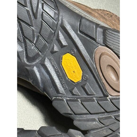 Merrell Moab Adventure Lace WP Men’s 10.5 Brown Leather Vibram Hiking Shoes